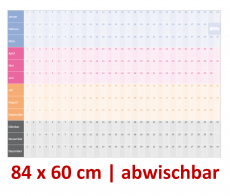 Gigatime XXL Dauerkalender abwischbar V2 Quermonate