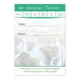 Terminblock-506  (1 Stück)  Grün  Wasserfall neutral