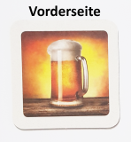 50 Motiv-Briedeckel-300 2-Seitig Bier/Drink